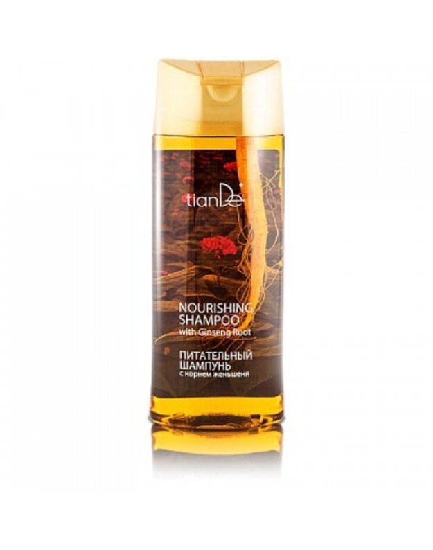 Maitinamasis TianDe šampūnas su natūralia Ženšenio šaknimi,  450 ml